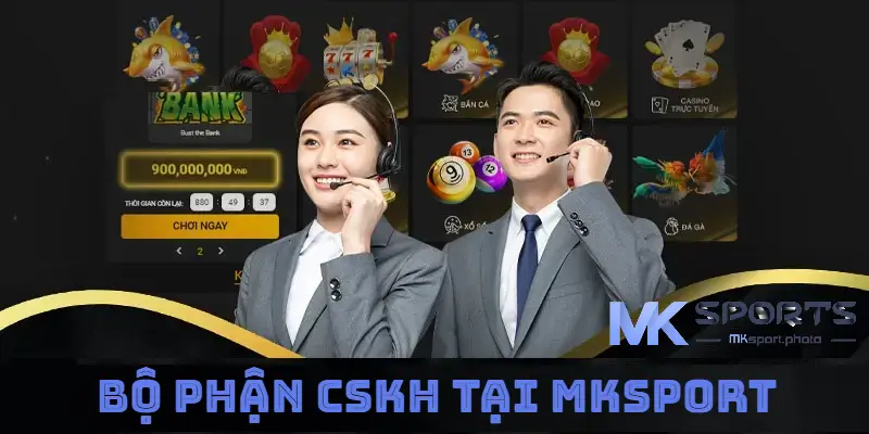 Liên hệ với bộ phận CSKH tại MKSport